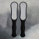 Foot Terka, laser, with a rubberized handle, bilateral, 25.8 cm, black color
