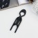 Hair hairpin "Berta" (set 2 pcs) 9x2 cm, black