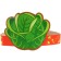 Set of carnival masks vegetables, blue tractor 6 pcs.