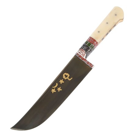 Pchak Sharkhon, bone handle (Erma), Garda with an engraving-2