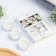 A set of tea candles flavored jasmine in a gift box, 6 pcs