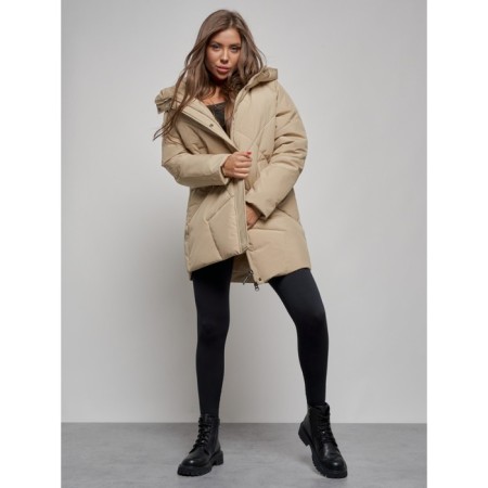 Winter jacket, size 56, light brown color-11