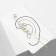 Earring "Kaff" Love, Color Gold