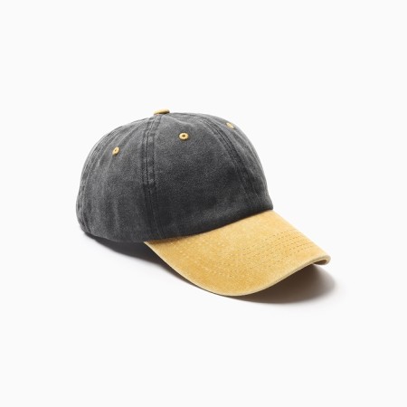 Male cap minaku, black/yellow color, rr 56-58
