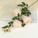 Artificial "rose" three buds, 8x80 cm, light pink