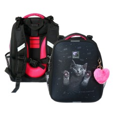 School backpack 38 x 30 x 16 cm, ergonomic back, stavia 