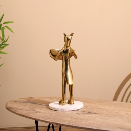 The wolf's dish treats aluminum 20x25x42 cm-3