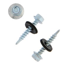 Self -tapping screws Roof tundra Krep with a drill 4.8x28 mm, zinc, 60 pcs.