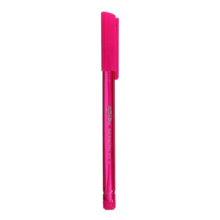 A set of ballpoint pens, 6 colors, a triangular, tinted case, in a blister on the button-1