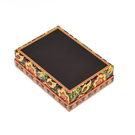 Cardboard box without a window "Khokhloma", 21 x 15 x 7 cm-3