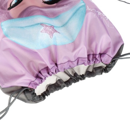 School backpack 37 x 28 x 13cm, ergonomic back, Across 557, + bag, pink-13