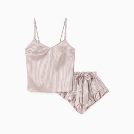 Kit (top, shorts) female minku: Home Collection Beige color, rr 48-6