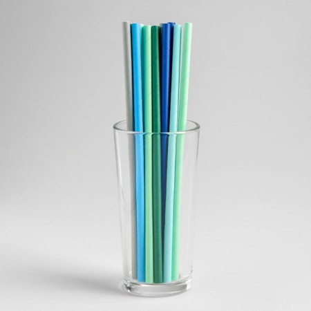Pipe for a “sea” cocktail, set of 12 pcs., Mix color-1
