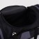Board Road on a zipper, with an increase, 3 outer pockets, a long belt, black/gray color