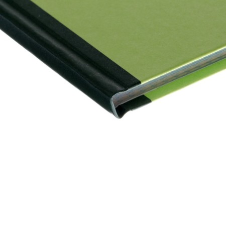 Book of accounting, 96 sheets, cardboard cover 7B, newspaper block, cell, green color (imitation)-2