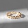 Ring "Stars" row, color gold, size 18