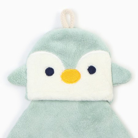Lovelife hand towel "Penguin", 39x21 cm, 100% PE, microfiber 280 g/m2-2