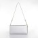 Bag Women's Cross-Bodi with a zipper, silver color
