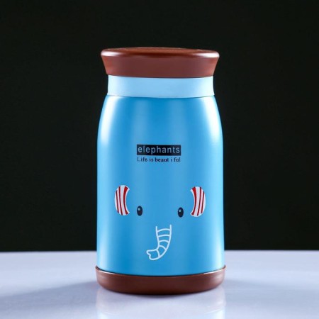 Thermos, 260 ml, mini "rabbit", 260 ml, retains heat 2 hours, 7 x 14 cm, mix-8