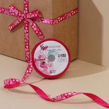A satin ribbon, gift packaging, 