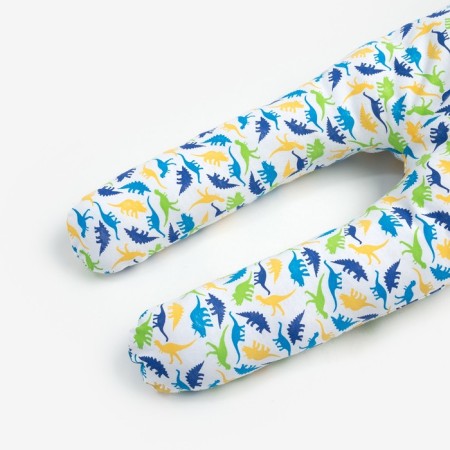 Sliders for a boy, white color/dinosaurs, height 80 cm-2