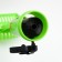 A scoop for cleaning a cat with a container for bags of 26 x 6 x 5 cm, green