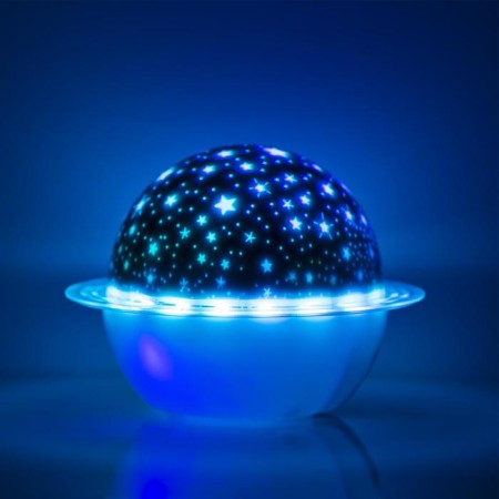 Light device "Star Sky" 16 cm, speaker, removable hemisphere, glow RGB, 5 V