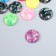 Decor for creativity plastic "Color mica" set 12 pcs mix 1.6x1.6x0.5 cm