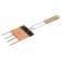 Torch grill for maclai sausages, 12x20 cm, chrome steel, for barbecue
