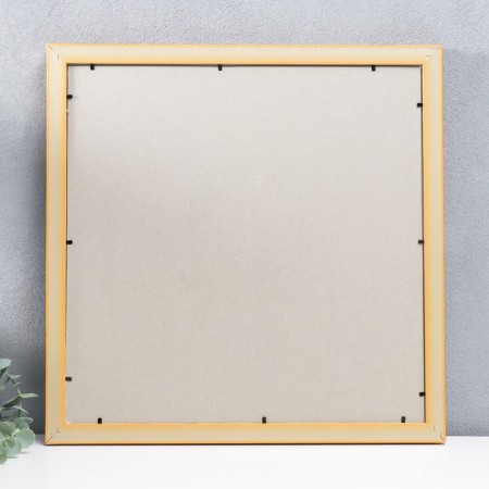 Photo frame plastic 40x40 cm, gold (plastic screen)-1