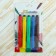 A set of markers for decorating desserts, 21 × 12 × 1.5 cm, 5 pcs, multi -colored