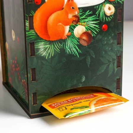 Tea house "Squirrel" 20x10.5x10 cm-7