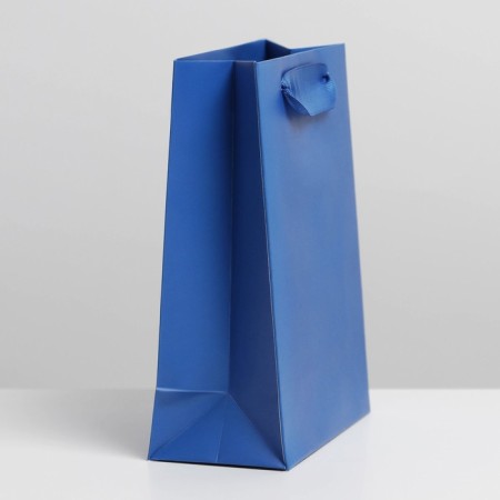 Gift package laminated, packaging, “blue”, s 12 x 15 x 5.5 cm-1