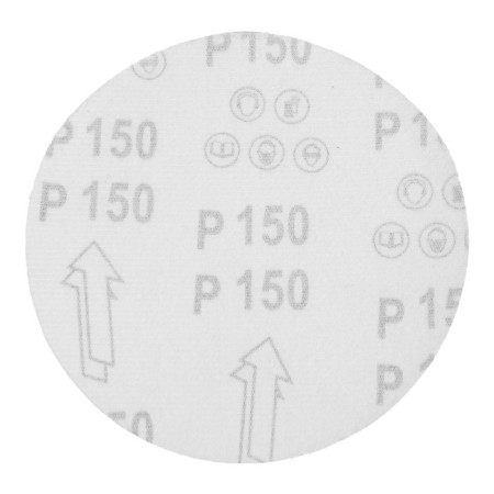 Circle of abrasive grinding under the "Velcro" tundra, 150 mm, P150, 5 pcs.-5