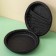 Luazon headphones, round 8x8x3 cm, leatherette