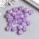 Plastic beads "Lilac balls with sparkles" glow in the dark 20 g d = 1.2 cm