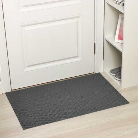 Rapid rug "zig-zag", 60 × 90 cm, gray color-1