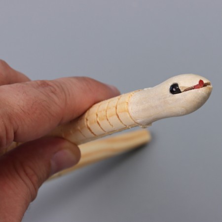 Wooden toy "Snake" 30x1.6x1.6 cm-4