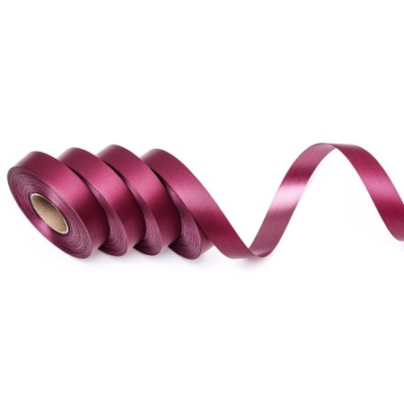 Polypropylene tape "Matte" for decor and gifts, burgundy, 2 cm x 50 m-2