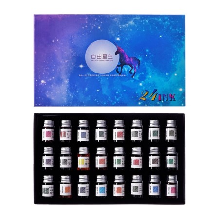 Drawing set for drawing, 24 pieces/24 colors, 7 ml