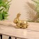 Souvenir "Hare" aluminum 14x7x13 cm