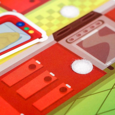 Velcro game, designer "My home", funny Velcro-2