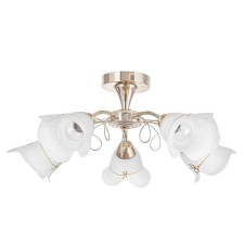 Chandelier Ceiling relic 5x40W E27 gold 60x60x30 cm