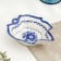 Saladnik "wedge leaf", 15 x 14 x 4 cm, gzhel, cobalt