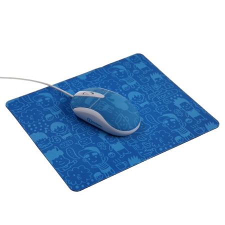 Oxion mouse, wired, optical, 800 dpi, usb, +rug, white