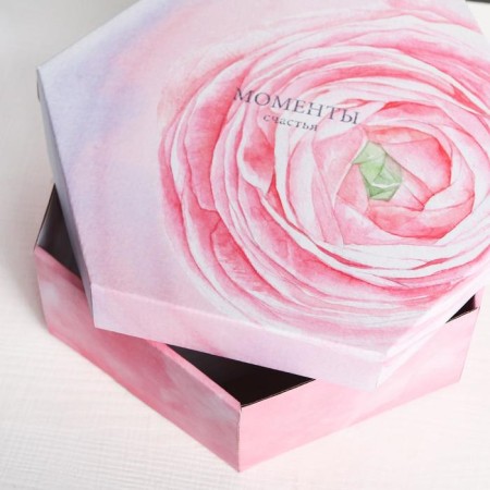 Gift folding box, packaging, “moments of happiness”, 26 x 22.5 x 8 cm-5