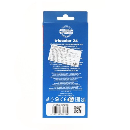 Pencils 24CV K-I-N 3134 Triocolor Tiger, trihedral, cards/UP-4