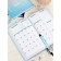 School School A5 80 sheets "Mint Ploste", firm cover of artificial leather, foil embroidery, lies, reference material, block 70 g/m2