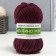 Knitted yarn 100% cotton "lentino mini" 100 g 40 m color 22 plum