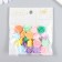 Decor for creativity plastic "Multi -colored roses" set of 20 pcs 1.8x1.8x1.8 cm